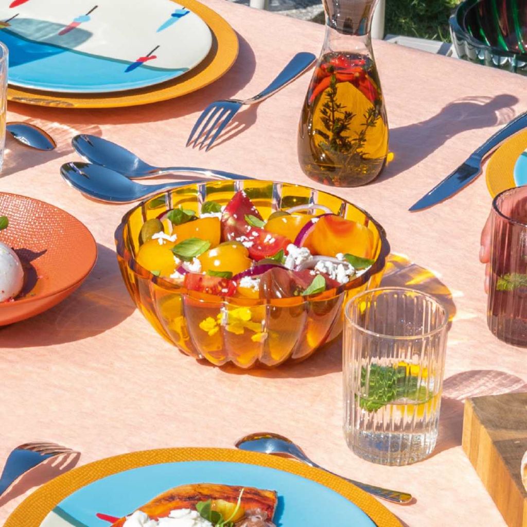 Centre de table / coupe à fruits DOLCE VITA BLEU - GUZZINI main image 1